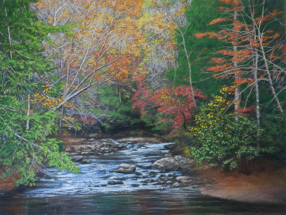 The Green River # 2"    30" X 40"    oil on linen