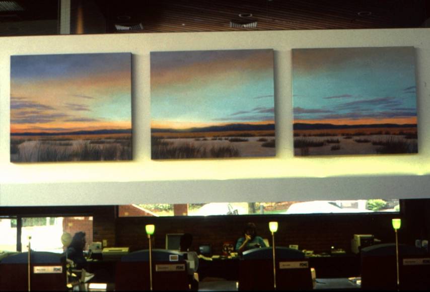 Commission for Southwest Bank, St. Louis, MO    4'6" X 15'   oil on canvas