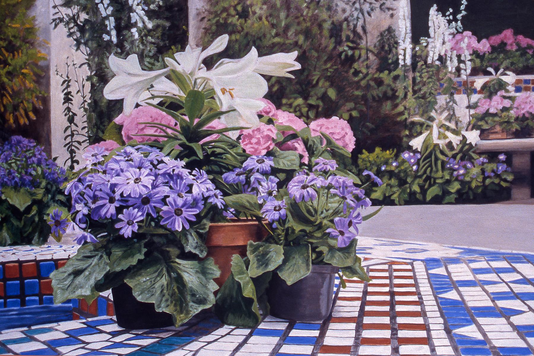 "Mediterranean Still Life" 24" X 36" oil on